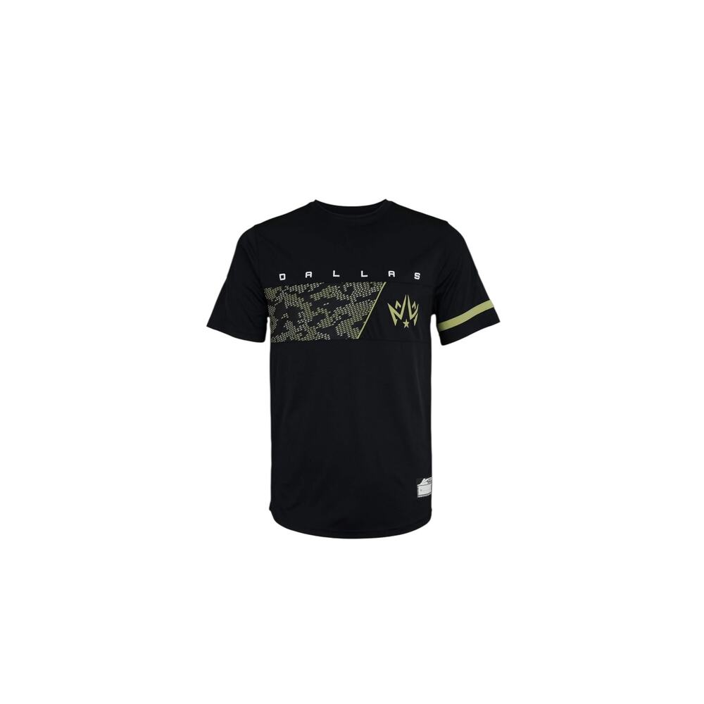 Activision Men's XL Black Gold Crew Neck Call of Duty League Short Sleeve Jersey